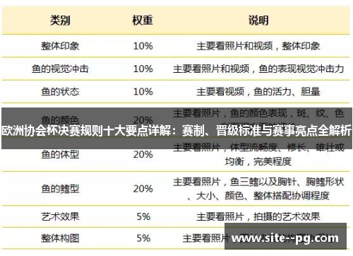 欧洲协会杯决赛规则十大要点详解:赛制、晋级标准与赛事亮点全解析 欧洲协会杯决赛规则十大要点详解:赛制、晋级标准与赛事亮点全解析