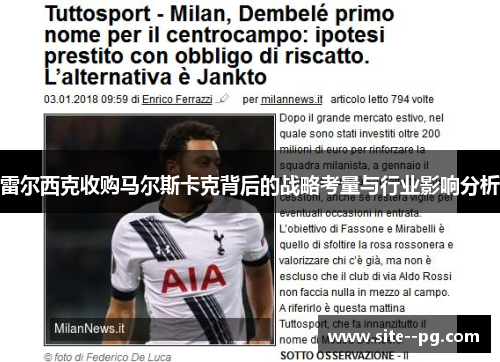 雷尔西克收购马尔斯卡克背后的战略考量与行业影响分析